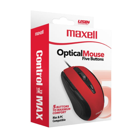 Maxell Mouse Alámbrico Óptico (MOWR-105)