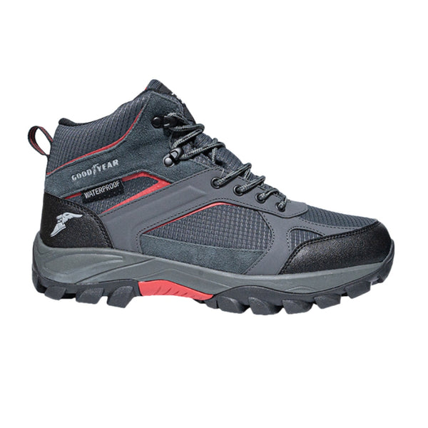Goodyear Zapatos para Hiking Gerardo Gris/Rojo, para Hombre