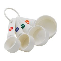 Winco Set Tazas Medidoras de Plástico (WI-MCPP-4), 4 Piezas