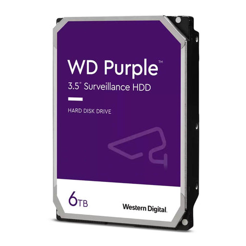 Western Digital Disco Duro Interno Purple 6TB, WD64PURZ