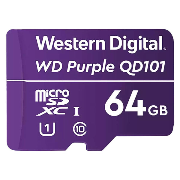 Western Digital Tarjeta de Memoria Flash Purple 64 GB (WDD064G1P0C)
