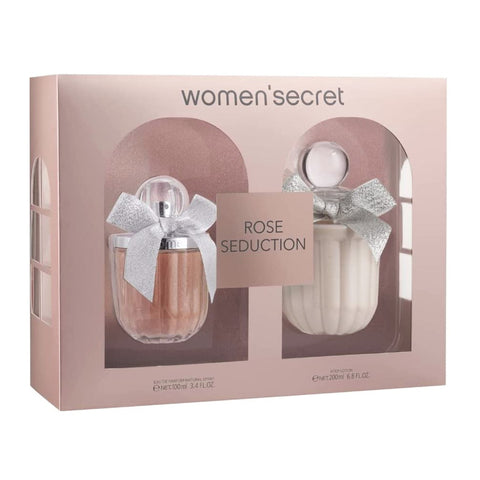 Women's Secret Estuche Perfume Rose Seduction EDT 100Ml + Loción Corporal 200Ml