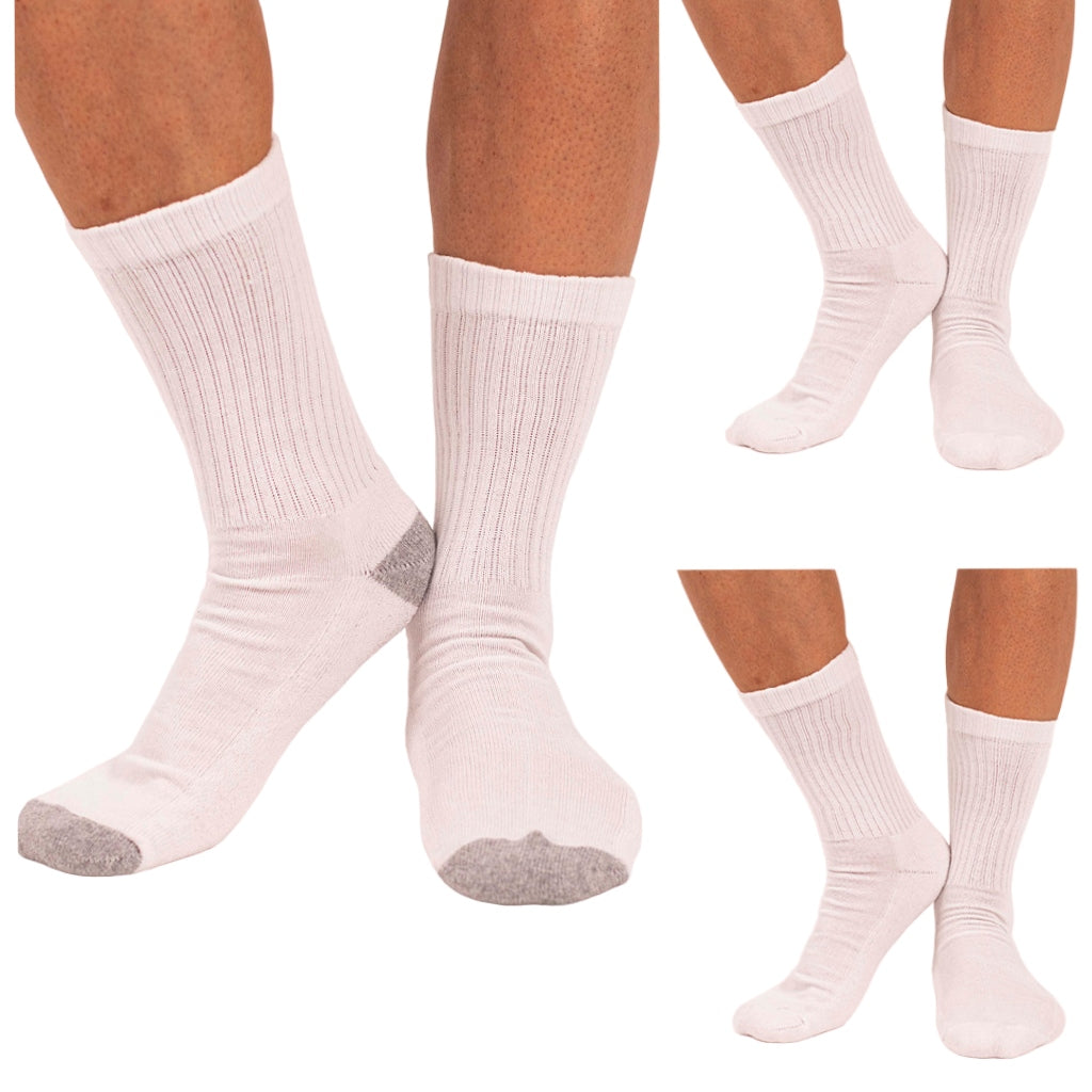 Pack de tres calcetines altos para uniforme Unisex (tallas 24 a 41) TEX