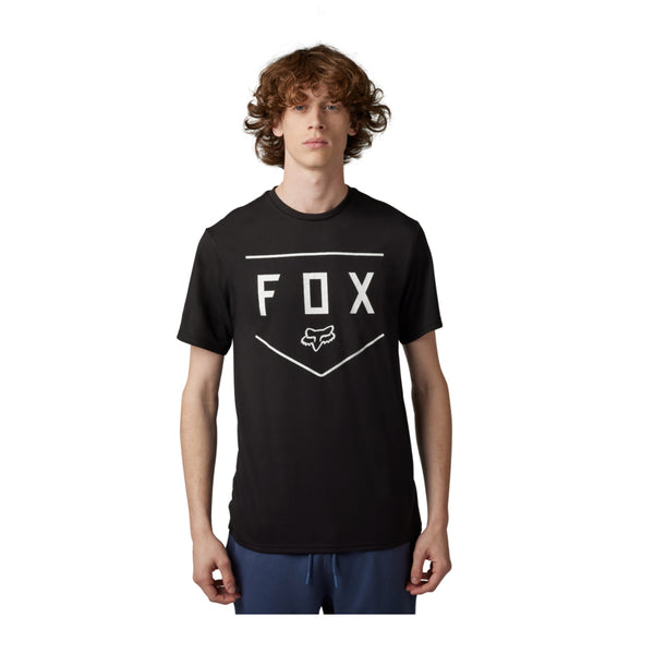 Fox Camiseta Shield Tech Negro, para Hombre