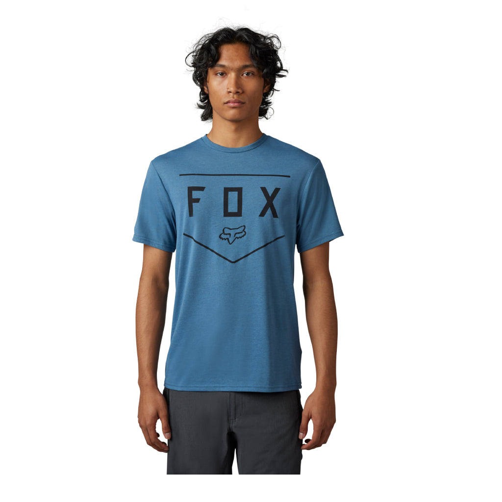 Fox Camiseta Shield Tech Azul, para Hombre