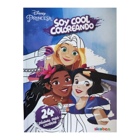 Sicoben Libro Soy Cool Coloreando Princesas