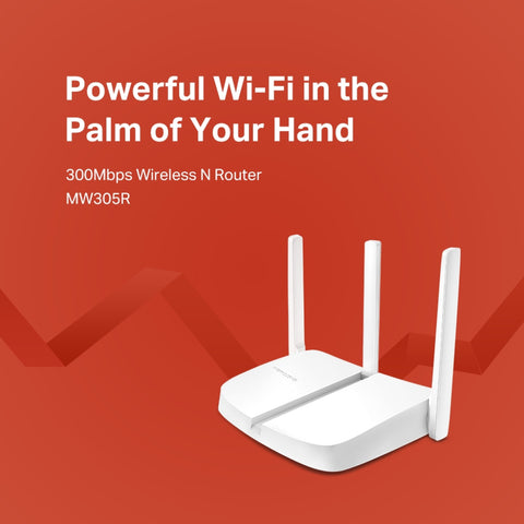 Mercusys Router Inalambrico N de 300Mbps, MW305R