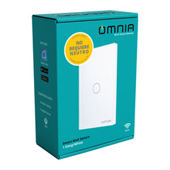 Omnia Interruptor Inteligente Híbrido Wifi/rf 1 Vía