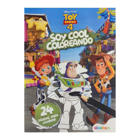 Sicoben Libro Soy Cool Coloreando Toy Story