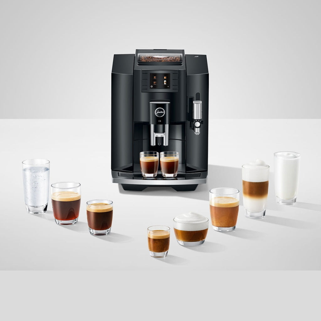 Jura Máquina de café automática cromada E8, 64oz