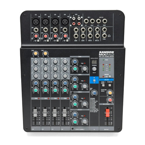 Samson Consola Mezcladora Estéreo de DJ 4 Canales MixPad (MXP124FX)