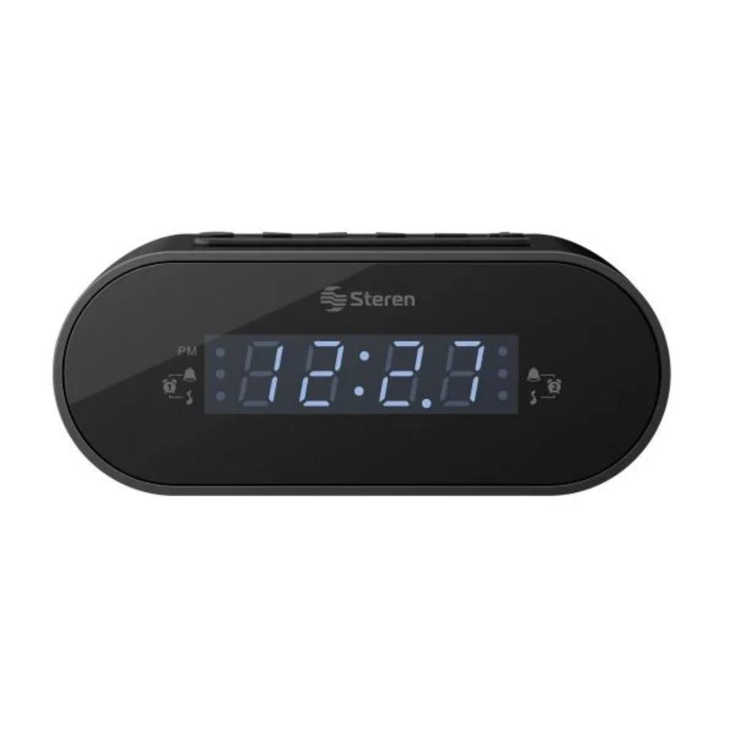 Steren Radio y Reloj Despertador Digital, CLK-240