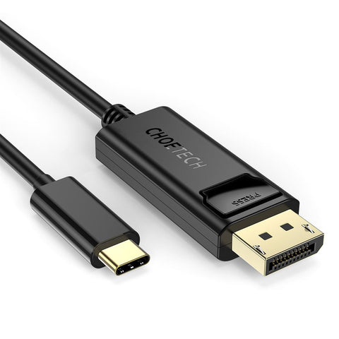 Choetech Cable Displayport a Tipo C 1.8mts, Xcp-1801