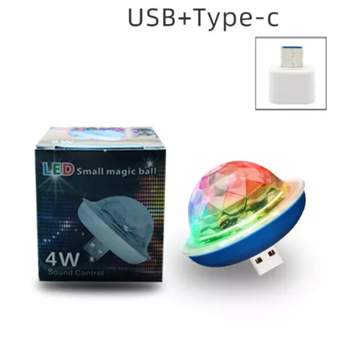 Miomu Bola Disco Portatil USB LED