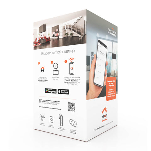 Nexxt Solutions Cámara Inteligente Wi-Fi Motorizada para Interiores, NHC-P710