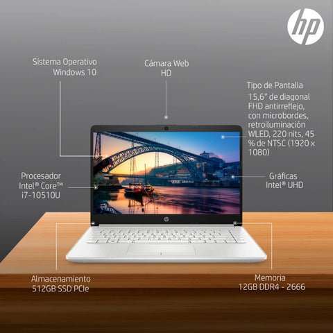 HP Laptop 15" Notebook 15-DW1071LA, 2A4R8LA