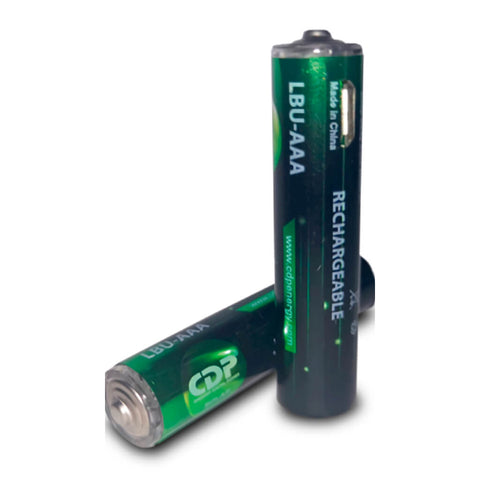 ▷ CDP Batería Recargable de Litio AAA por USB ©