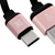 Klip Xtreme Cable Retráctil USB-C a USB-A KAC-110RG Rosa, 1m