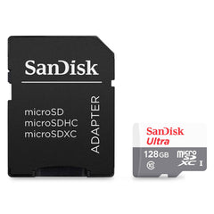 SanDisk Tarjeta de Memoria 128GB microSDHC y microSDXC Clase 10 (SDSQUNR-128G-GN3MA)