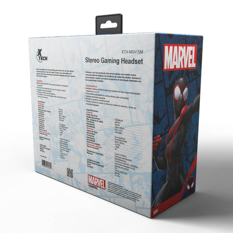 Xtech Audífonos Alámbricos de Diadema Marvel Spider-Man