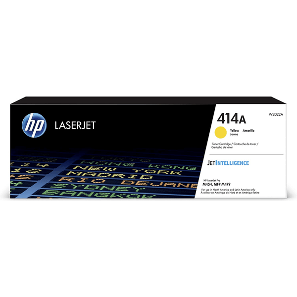 HP Tóner LaserJet Amarillo HP414A (W2022A), 2100 Páginas