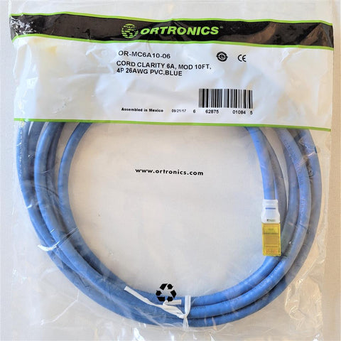 Ortronics Cable Utp Cat6a 3.05 Mts ( Mc6a10-06)