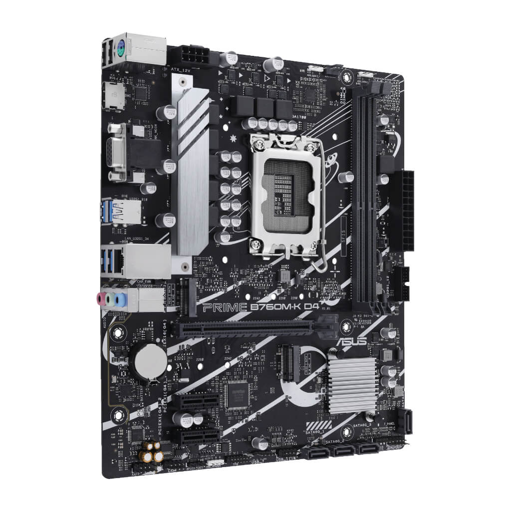 ▷ Asus Tarjeta Madre Intel B760 LGA 1700 mATX con PCIe 4.0, PRIME B760M- ©