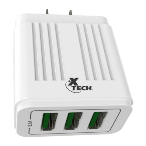Xtech Cargador de Pared con 3 Puertos USB (XTC-203)