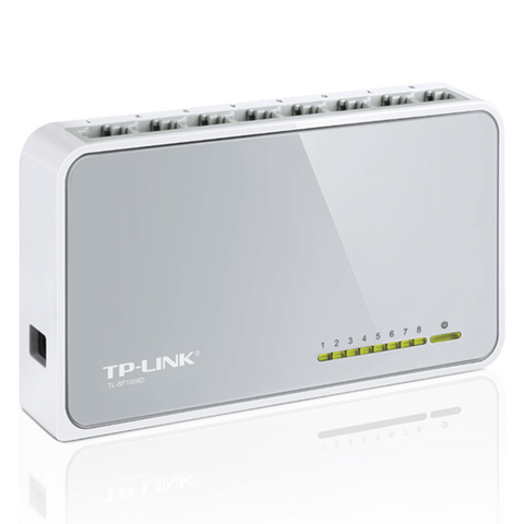 TP-Link Switches 10/100 TL-SF1008D, 8 Puertos