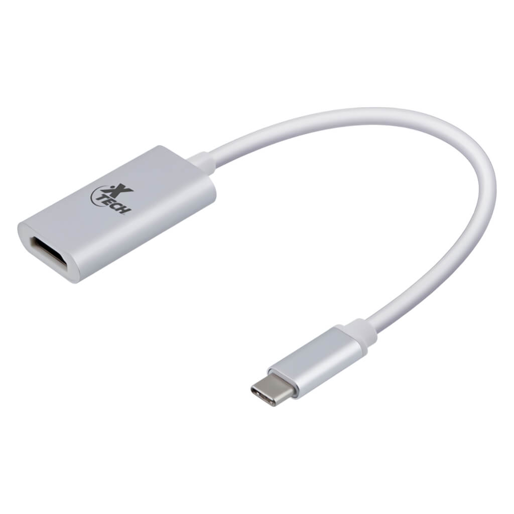 ▷ Xtech Adaptador con Conector USB Tipo-C Macho a HDMI Hembra (XTC-540) ©
