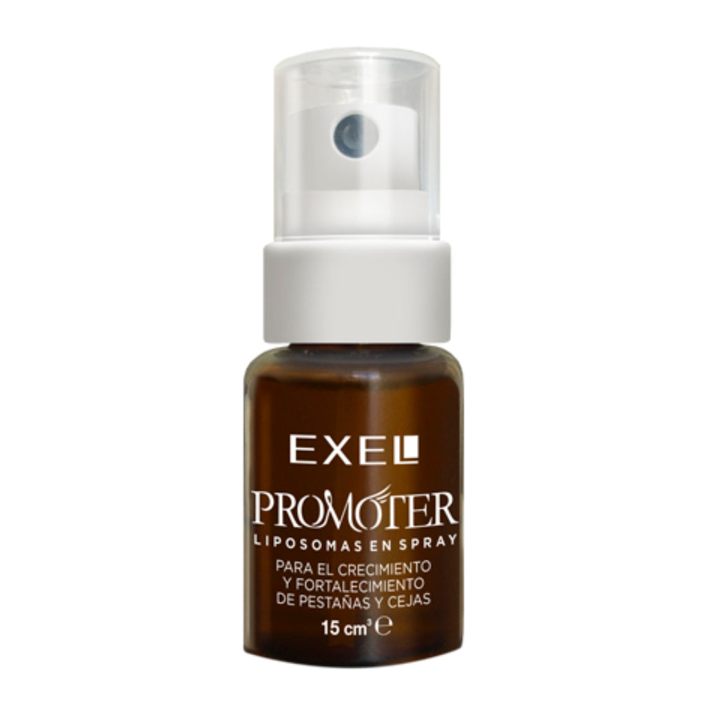 Exel Spray Promoter para el Crecimiento y Fortalecimiento de Cejas y Pestañas, 0.5 fl oz.