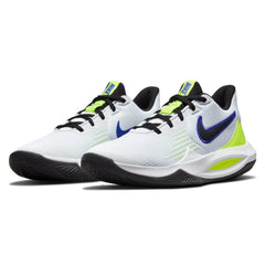 Nike Tenis Precision 5 Blanco/Verde, para Hombre