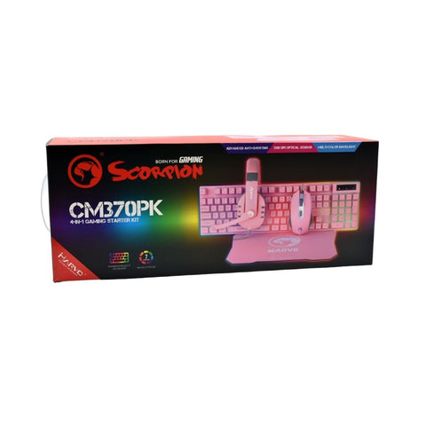 Marvo Kit Gaming 4 en 1 Scorpion (CM370PK)