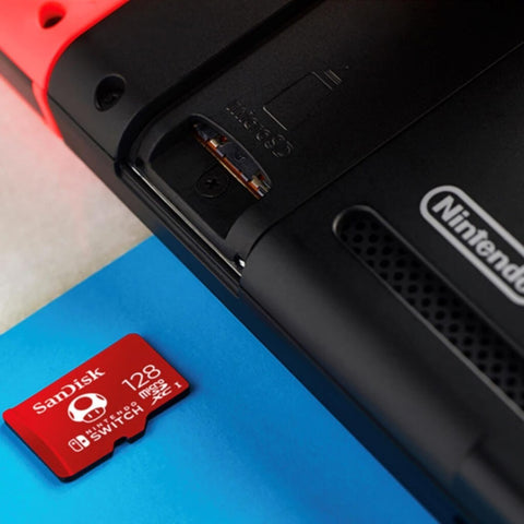 SanDisk Tarjeta de Memoria 128GB MicroSDXC para Nintendo Switch (SDSQXAO-128G-GNCZN)