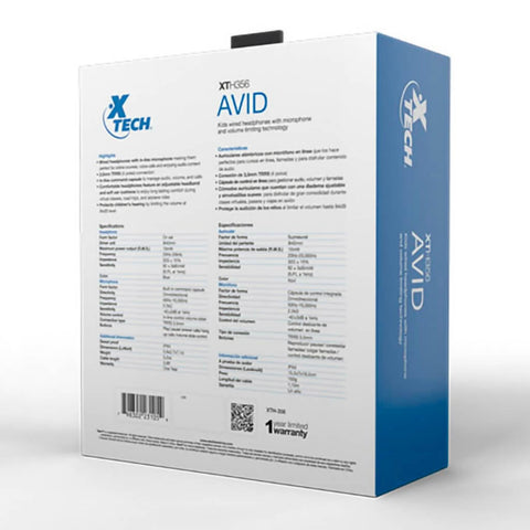 Xtech Audífonos Alámbricos de Diadema para Niños Avid (XTH-356)