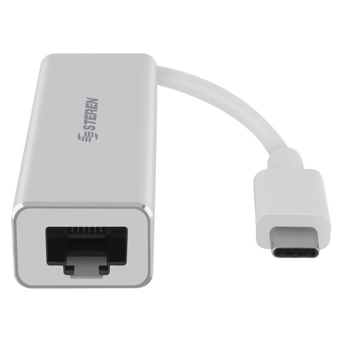 Steren Adaptador USB C a Ethernet, USB-473