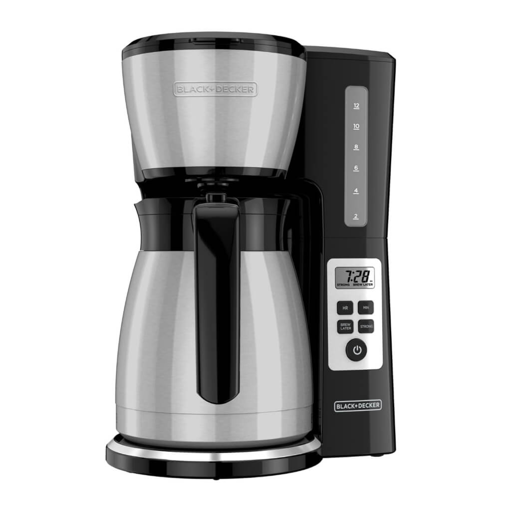 ▷ Black & Decker Coffee Maker Digital 12 Tazas (CM2046S-LA