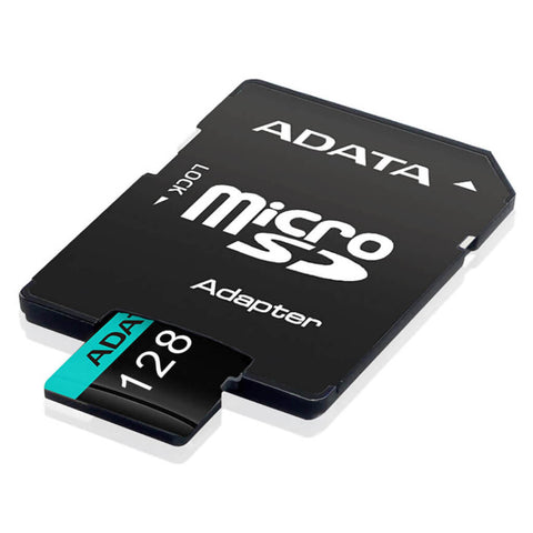 Adata Tarjeta de Memoria 128GB MicroSDXC/SDHC Clase 10, AUSDX128GUI3V30SA2-RA1