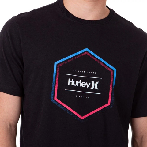 Hurley Camiseta Manga Corta Forever Aloha, para Hombre