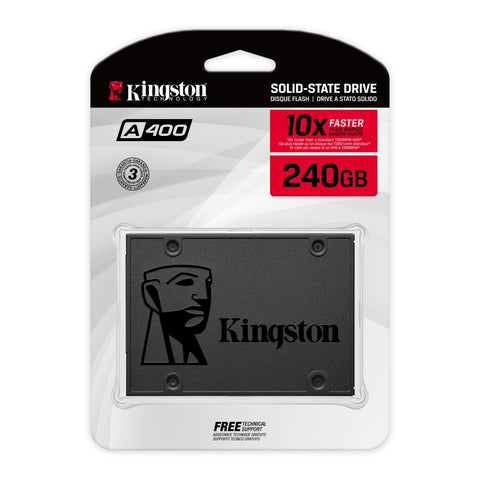 Kingston Unidad de Estado Sólido SSD 240GB SATA A400 (SA400S37/240G)