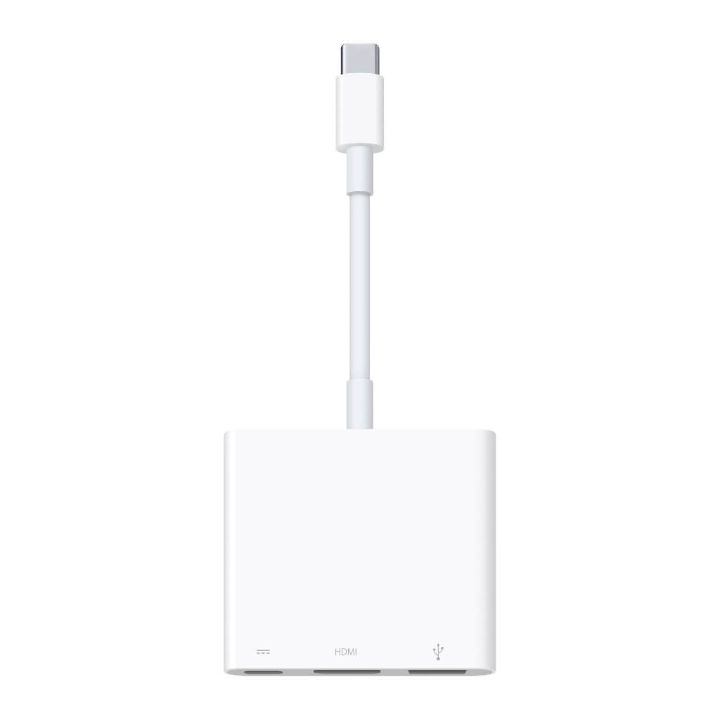 Apple Adaptador Multipuertos USB-C a USB y HDMI