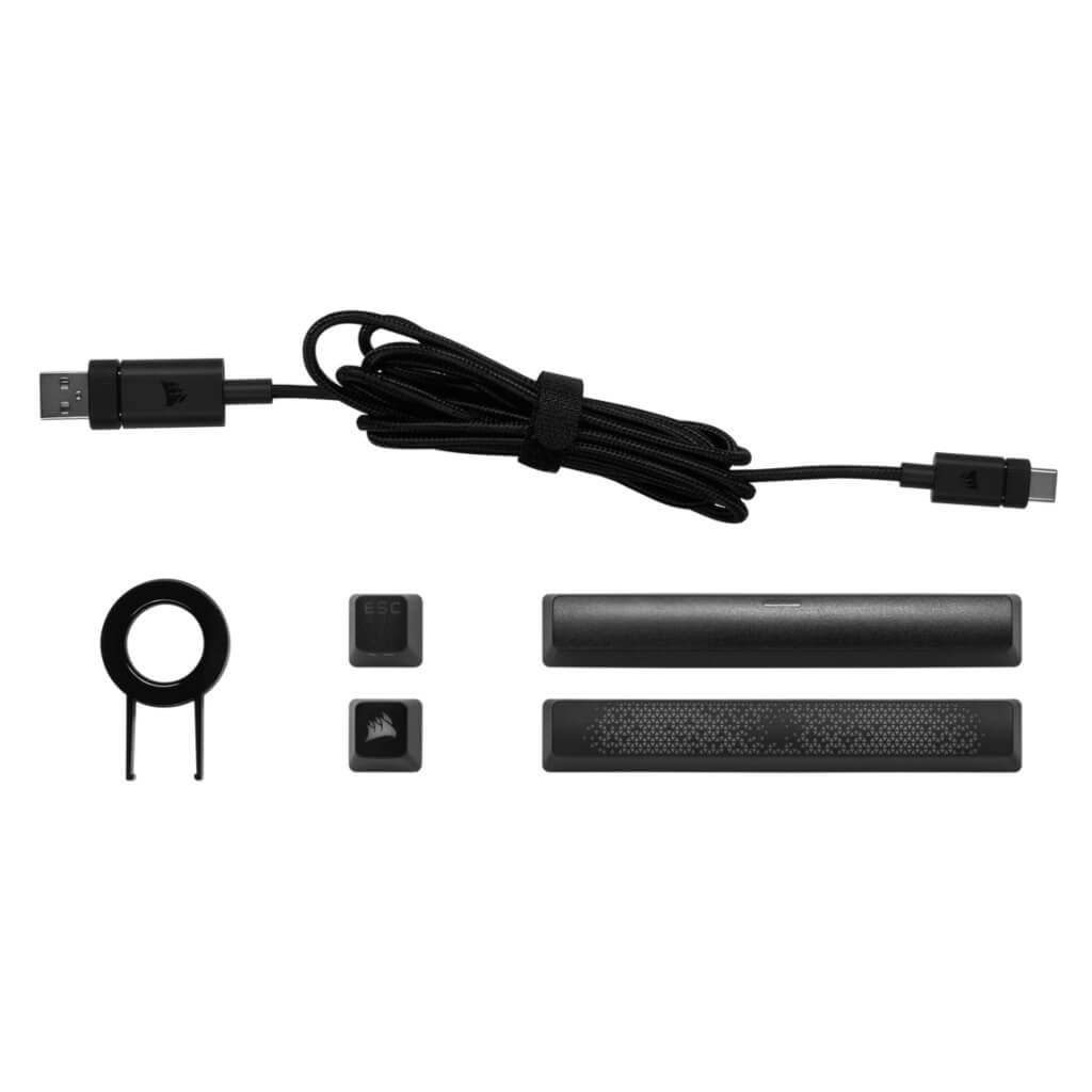 TECLADO GAMING CORSAIR K65 MECANICO USB INGLES BLACK *T