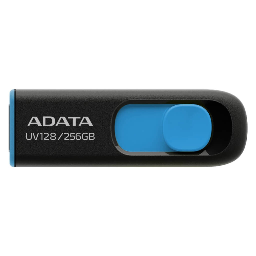 Adata Memoria Flash USB 256GB 3.2 UV128, AUV128-256G-RBE