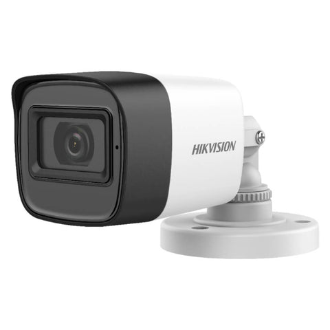 Hikvision Mini Cámara de Seguridad Turret Fija para Interiores Audio, 2.8mm