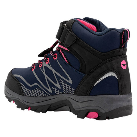 Hi-Tec Zapatos para Hiking Blackout Mid JR WP Azul/Rosa, para Adolescentes