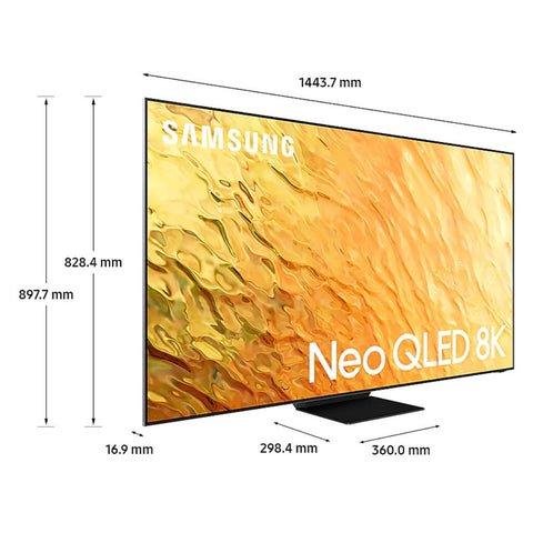 Samsung Pantalla 65" Neo QLED 8K Smart, QN65QN800BPXPA