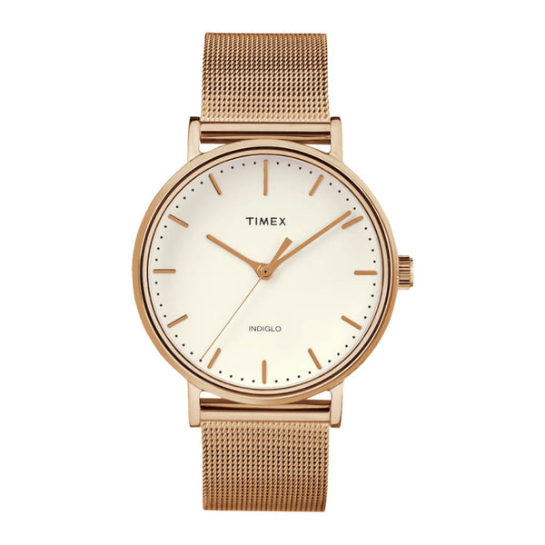 Timex Reloj Análogo para Mujer Fairfield Acero Inoxidable, TW2R26400
