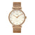 Timex Reloj Análogo Acero Inoxidable Correa de Malla Fairfield, 37mm