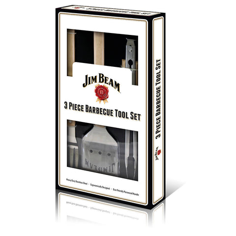 Jim Beam Set de Utensilios para Parrillada 3 Piezas (JB0157)