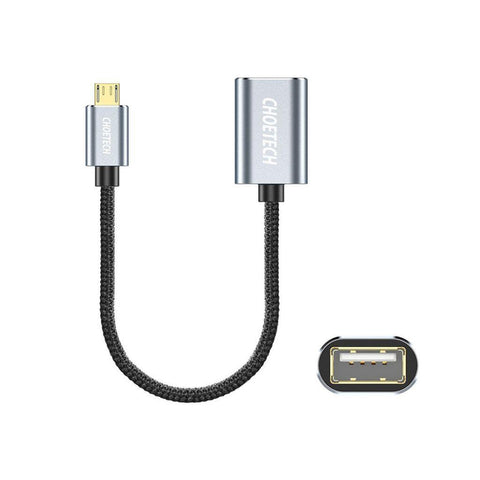 ▷ Argom Cable Adaptador OTG Micro USB Macho a USB Hembra ©